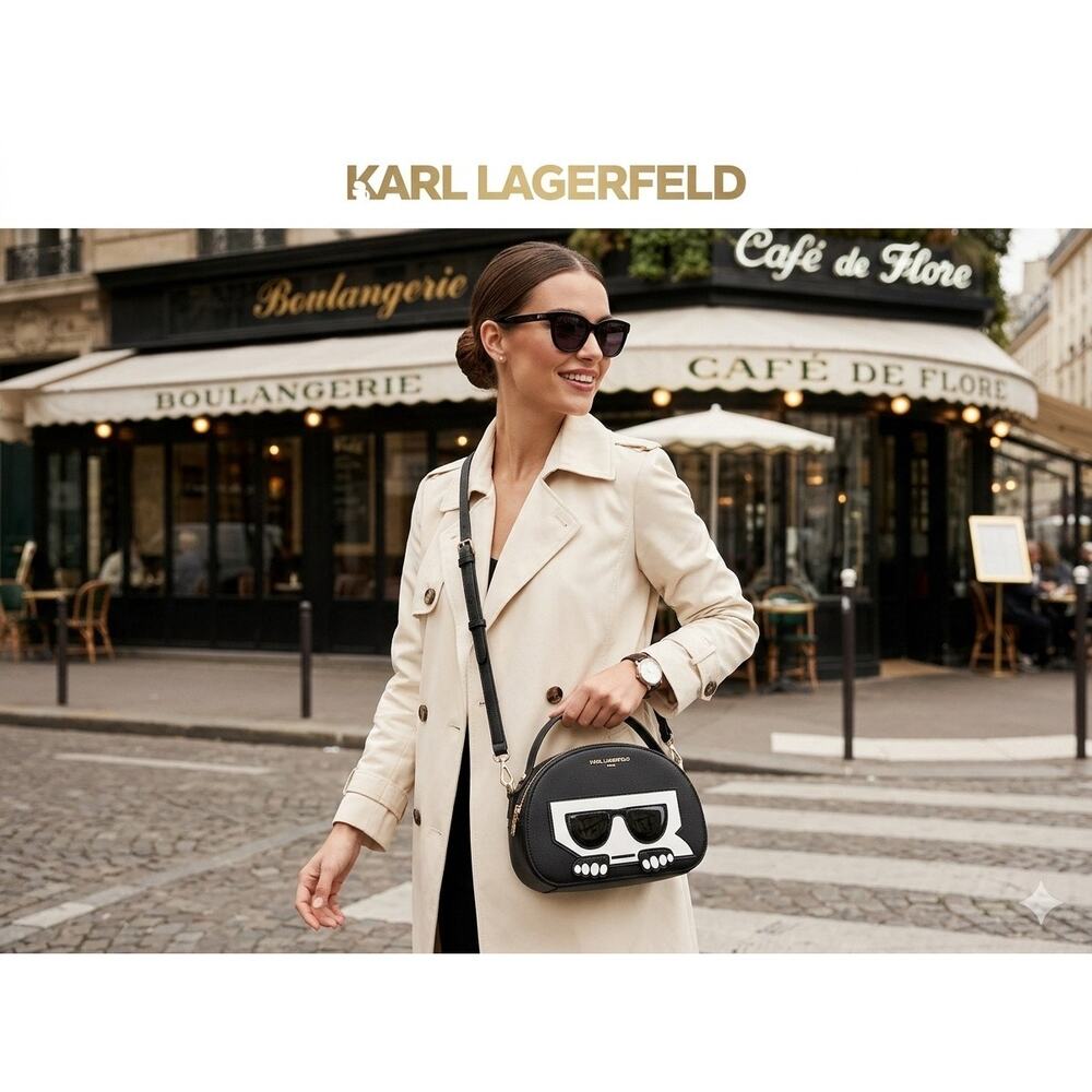 Karl Lagerfeld Paris Maybelle Top Handle Crossbody Bag - NWT